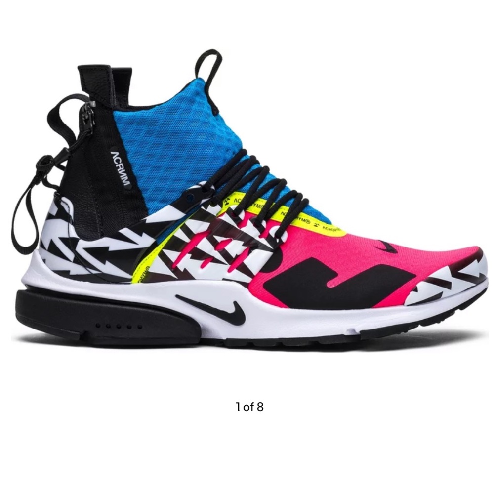 Nike x acronym presto racer pink